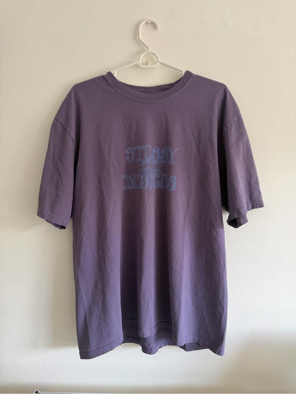 Stussy Wes Palm T-shirt Grape SZ L